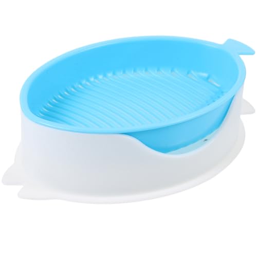 Hemobllo Katzengras Pflanzgefäß Für Hydroponische Katzengras Box wasserdichte Pflanzenbox Mit Schale Für Katzenpflege Im Haushalt von Hemobllo