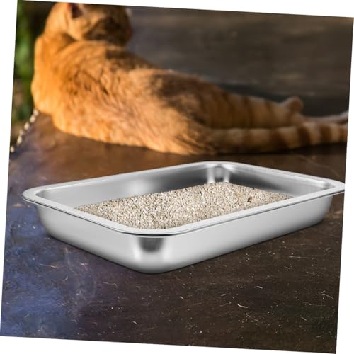 Hemobllo Katzenklo Große Rechteckige Katzentoilette mit Niedrigem Metall Offenes Design für Sauberes Zuhause Vielseitig für Wohnung Büro und Balkon Geeignet Hemobllo Katzenklo Große Rechteckige Katzentoilette mit Niedrigem Metall Offenes Design für Sauberes Zuhause Vielseitig für Wohnung Büro und Balkon Geeignet von Hemobllo