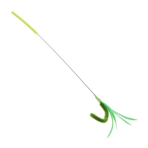 Hemobllo Katzenangel Spielzeug Mit Hundeschwanz-Gras Interaktives Katzenspielzeug Für Indoor-Katzen Langer Stab Für Aktive Spielzeit Und Bewegung Einfache Reinigung Und Aufbewahrung Hemobllo Katzenangel Spielzeug Mit Hundeschwanz-Gras Interaktives Katzenspielzeug Für Indoor-Katzen Langer Stab Für Aktive Spielzeit Und Bewegung Einfache Reinigung Und Aufbewahrung von Hemobllo