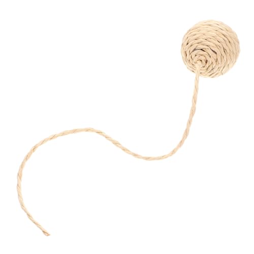 Hemobllo Katzenspielzeug Sisal Ball Mit Glocken Ersatz Für Kratzbaum Interaktive Spielzeuge Für Katzen Aktivitätsbälle Zur Bewegung Und Spielverhaltens Hemobllo Katzenspielzeug Sisal Ball Mit Glocken Ersatz Für Kratzbaum Interaktive Spielzeuge Für Katzen Aktivitätsbälle Zur Bewegung Und Spielverhaltens von Hemobllo