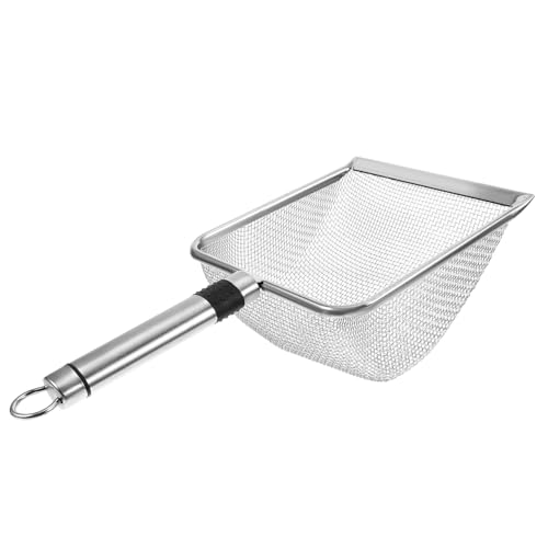 Hemobllo Katzenstreuschaufel mit Ergonomischem Griff Langlebiges Metallnetz Sieb Robustes Katzentoiletten Zubehör zum Effizienten Poop und Katzenstreureinigung Hemobllo Katzenstreuschaufel mit Ergonomischem Griff Langlebiges Metallnetz Sieb Robustes Katzentoiletten Zubehör zum Effizienten Poop und Katzenstreureinigung von Hemobllo