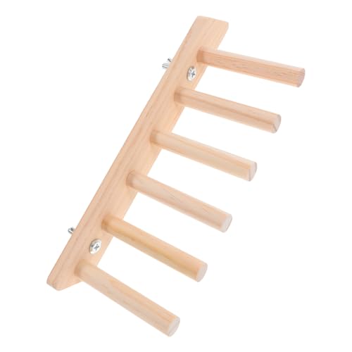 Hemobllo Katzentreppenregal, Kletterplattform Aus Holz, Wandmontage, Rampe, Mehrstufige Innenmöbel Zum Kratzen, Kletteraktivitäten, 6-stufig Hemobllo Katzentreppenregal, Kletterplattform Aus Holz, Wandmontage, Rampe, Mehrstufige Innenmöbel Zum Kratzen, Kletteraktivitäten, 6-stufig von Hemobllo