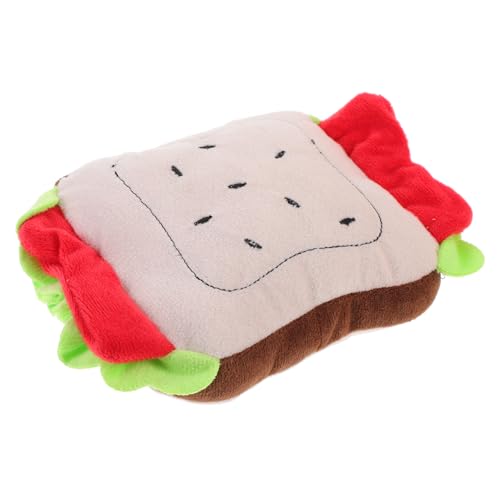 Hemobllo Hundespielzeug Sandwich Interaktives Kauspielzeug Für Hunde Weiches Plüschspielzeug Zur Zahnpflege Quietschend Für Welpen Und Aktive Hunde Drinnen Und Draußen Hemobllo Hundespielzeug Sandwich Interaktives Kauspielzeug Für Hunde Weiches Plüschspielzeug Zur Zahnpflege Quietschend Für Welpen Und Aktive Hunde Drinnen Und Draußen von Hemobllo