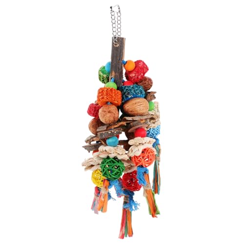 Hemobllo Chewing Toy Für Papageien Bunter Vogel Molar Spielzeug Zur Zahnreinigung Für Wellensittiche Nymphensittiche Und Conures Fördert Das Kauen Und Spielverhalten Im Käfig Hemobllo Chewing Toy Für Papageien Bunter Vogel Molar Spielzeug Zur Zahnreinigung Für Wellensittiche Nymphensittiche Und Conures Fördert Das Kauen Und Spielverhalten Im Käfig von Hemobllo