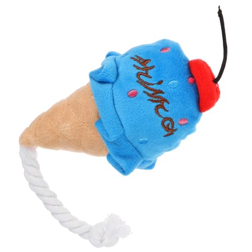 Hemobllo Kauspielzeug Für Plüsch Eiscreme Beißspielzeug Sicheres Und Bissfestes Für Stundenlangen Spielspaß Für Kleine Und Mittelgroße Haustiere von Hemobllo