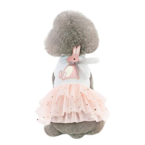 Hemobllo Kleid Für Hund Hundekleid Party Sommerhundkleidung Haustier Hund Im Freien Im Freien Rosa von Hemobllo