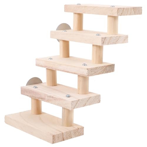 Hemobllo Holzleiter Für Kleintiere Kletterspielzeug Für Hamster Meerschweinchen Chinchillas Und Praktisch rutschfest Und Leicht Zu Reinigen Für Käfiggestaltung Und Fitnessförderung Hemobllo Holzleiter Für Kleintiere Kletterspielzeug Für Hamster Meerschweinchen Chinchillas Und Praktisch rutschfest Und Leicht Zu Reinigen Für Käfiggestaltung Und Fitnessförderung von Hemobllo