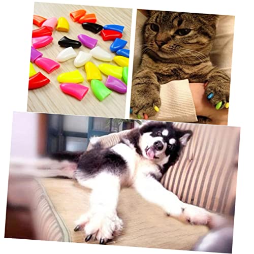 Hemobllo 20stücke Katzen Krallenschutzkappen Schwarz Weiche Und Sichere Krallenabdeckungen Für Katzen Effektiver Schutz Gegen Kratzer Einfach Anzuwenden Modisches Design Hemobllo 20stücke Katzen Krallenschutzkappen Schwarz Weiche Und Sichere Krallenabdeckungen Für Katzen Effektiver Schutz Gegen Kratzer Einfach Anzuwenden Modisches Design von Hemobllo