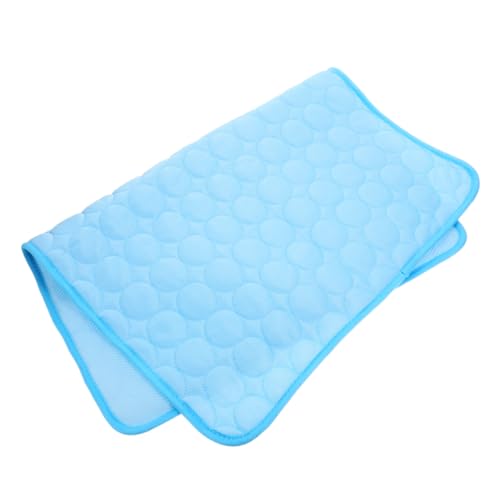 Hemobllo Kühlkissen Für Hunde Haustierbedarf Atmungsaktive Hundematte rutschfeste Sommerunterlage Für Haustiere Hundematte Zu Hause Sommer Hundekühlmatte Kleines Hundebett Sky-Blue Stoff Hemobllo Kühlkissen Für Hunde Haustierbedarf Atmungsaktive Hundematte rutschfeste Sommerunterlage Für Haustiere Hundematte Zu Hause Sommer Hundekühlmatte Kleines Hundebett Sky-Blue Stoff von Hemobllo