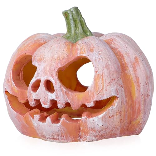 Hemobllo Kürbisförmiges Aquariumversteck aus Harz Halloween Dekoration für Aquarienfische Langlebige Fischhöhle und Farbechte Gestaltung für Sicheres Versteck im Fischtank Hemobllo Kürbisförmiges Aquariumversteck aus Harz Halloween Dekoration für Aquarienfische Langlebige Fischhöhle und Farbechte Gestaltung für Sicheres Versteck im Fischtank von Hemobllo