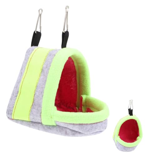 Hemobllo Kuschelnest Für Kleine Warmes Hamsterbett Aus Weichem Baumwollmaterial Atmungsaktiv Für Hamster Und Mäuse Für Herbst Und Winter Klein von Hemobllo