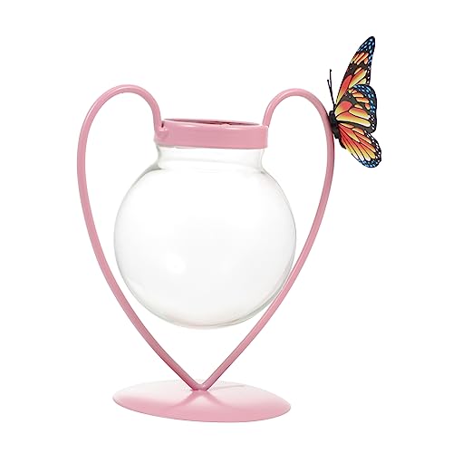 Hemobllo Liebe Blumentopf für saftige Töpfe Anlage wachsend Container Desktop-Blumentopf aus Glas herzförmiger Topf Herzförmige Hydrokulturvase Blumentopfregal Eisen Rosa Hemobllo Liebe Blumentopf für saftige Töpfe Anlage wachsend Container Desktop-Blumentopf aus Glas herzförmiger Topf Herzförmige Hydrokulturvase Blumentopfregal Eisen Rosa von Hemobllo