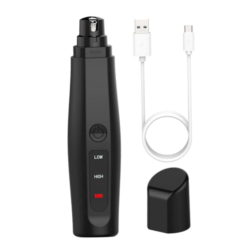 Hemobllo Elektrischer Krallenschneider Für Haustiere Sicherer Nageltrimmer Für Hunde Und Katzen Langlebiges Schleifgerät Mit Diamantbeschichtetem Schleifkopf Schwarz Hemobllo Elektrischer Krallenschneider Für Haustiere Sicherer Nageltrimmer Für Hunde Und Katzen Langlebiges Schleifgerät Mit Diamantbeschichtetem Schleifkopf Schwarz von Hemobllo