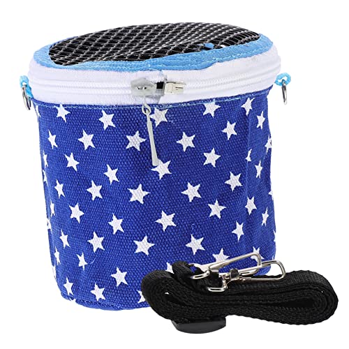 Hemobllo Outdoor Hamster Tragetasche Atmungsaktive Reisetasche für Chinchillas und Kleine Haustiere für Reisen und Ausflüge mit Schulterriemen Tragbar und Bequem von Hemobllo
