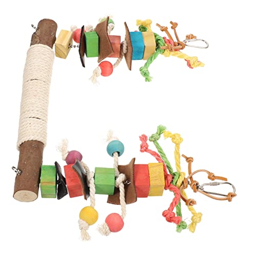 Hemobllo Papageien Spielzeug Stand Kauspielzeug Für Wellensittiche Schaukel Für Vögel Installieren Stabil Und Sicher Für Käfig Oder Tisch Erhöht Die Aktivität Der Tiere Hemobllo Papageien Spielzeug Stand Kauspielzeug Für Wellensittiche Schaukel Für Vögel Installieren Stabil Und Sicher Für Käfig Oder Tisch Erhöht Die Aktivität Der Tiere von Hemobllo