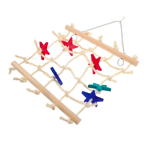 Hemobllo Papageien Spielzeug Kletternetz Für Vögel Farbenfrohe Schaukel Und Kaubare Perch Für Wellensittiche Und Nymphensittiche Sicheres Und Langlebiges Zubehör Für Käfige Hemobllo Papageien Spielzeug Kletternetz Für Vögel Farbenfrohe Schaukel Und Kaubare Perch Für Wellensittiche Und Nymphensittiche Sicheres Und Langlebiges Zubehör Für Käfige von Hemobllo
