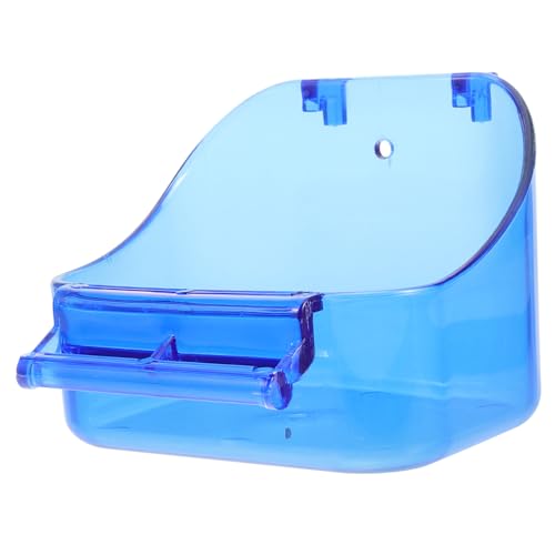 Hemobllo Papageienbadewanne für Käfig Wiederverwendbare Vogelbadbox aus Material Leckagefrei Installieren für Sittiche und Kleine Farbton Hemobllo Papageienbadewanne für Käfig Wiederverwendbare Vogelbadbox aus Material Leckagefrei Installieren für Sittiche und Kleine Farbton von Hemobllo