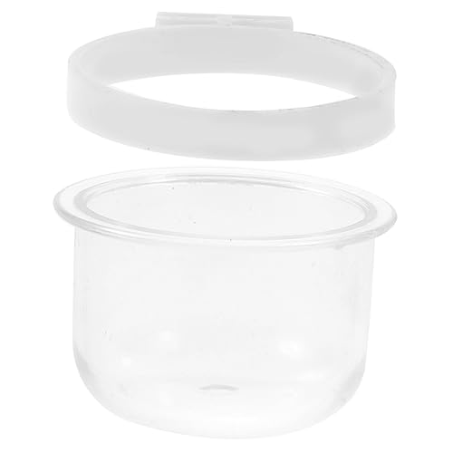Hemobllo Papageienfutterspender Mit Abnehmbarer Transparenter Schale Wasserversorgungssystem Für Cockatiels Und Andere Kleine Vogelkäfig Zubehör Hemobllo Papageienfutterspender Mit Abnehmbarer Transparenter Schale Wasserversorgungssystem Für Cockatiels Und Andere Kleine Vogelkäfig Zubehör von Hemobllo