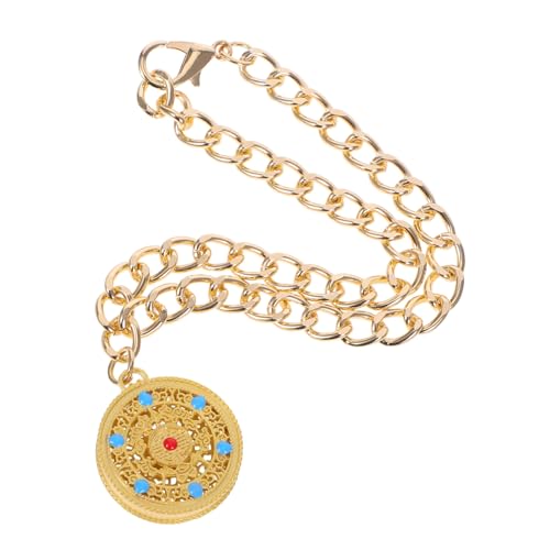Hemobllo Pet Metall Lock -anhänger Hundeschmuck Anhänger Frühlingsfest -haustierkette Katze Glückskette Glücksschütze Haustierkragen Pet Halskette Lock -Charme Pendellanz Golden von Hemobllo