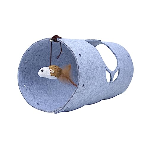 Hemobllo Pet-Tube- Katzentunnel Katzen -tunnelspielzeug Katzenrohr Interaktiv Klein Gefaltet Tunnelspielzeug Für Katzen Katzenspielzeug Für Haustiere von Hemobllo