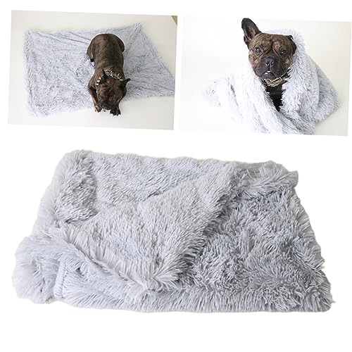 Hemobllo Plüschmatte für Haustier Haustier-Plüschunterlage Hund Plüschmatte Vlies groß Abdeckung Bett für Hund Mittel pet Bed haustierfeldbett hundematten Hundedecke hundebeet Light Grey Hemobllo Plüschmatte für Haustier Haustier-Plüschunterlage Hund Plüschmatte Vlies groß Abdeckung Bett für Hund Mittel pet Bed haustierfeldbett hundematten Hundedecke hundebeet Light Grey von Hemobllo