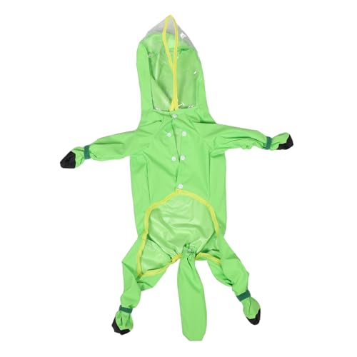 Hemobllo Regenmantel für Haustiere kleine mittlere Hunde Regenmantel Kleidung für kleine Hunde Haustier mit Kapuze -Regenmantel Verstellbarer Poncho Polyester-TAFT Grün Hemobllo Regenmantel für Haustiere kleine mittlere Hunde Regenmantel Kleidung für kleine Hunde Haustier mit Kapuze -Regenmantel Verstellbarer Poncho Polyester-TAFT Grün von Hemobllo