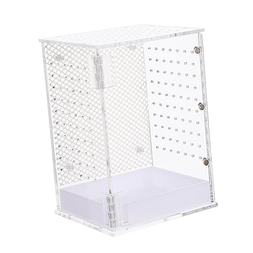 Hemobllo Reptilienhalter Zuchtbox Für Eidechsen Und Gottesanbeterinnen Transparentes Mit Belüftung Terrarium Für Reptilien Und Insekten Für Kleine Haustiere von Hemobllo