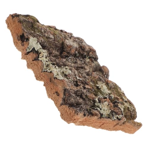 Hemobllo Rinde Dekoration Reptilien-Terrarium-rindendekor Reptilienbaum -Kofferraum -versteckdekoration Zarte Aquarienrinde Reptil Baumrinde Hintergrundrinde Aquarium Bellt Dark Brown von Hemobllo