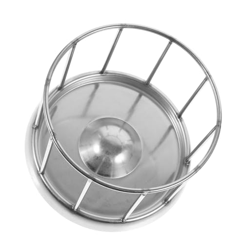 Hemobllo Rostfreie Feeder Reptilienschale Schildkrötenfutternapf groß Futternäpfe für Terrarien Futternapf für Terrarien Futternapf für Reptilien Rostfreier Stahl Silver von Hemobllo