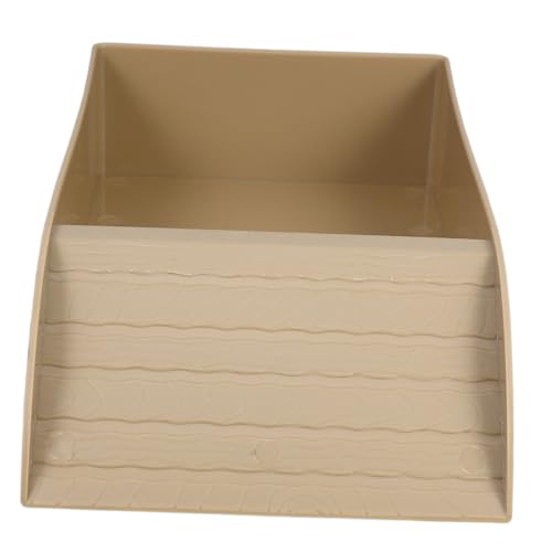 Hemobllo Schildkrötenbadewanne Schildkröten-badebecken Schildkröte Badepool Turtle Habitat Accessoires Kletterzubehör Für Reptilien Reptilienwasserbecken Reptilienraumzubehör Coffee Plastik von Hemobllo