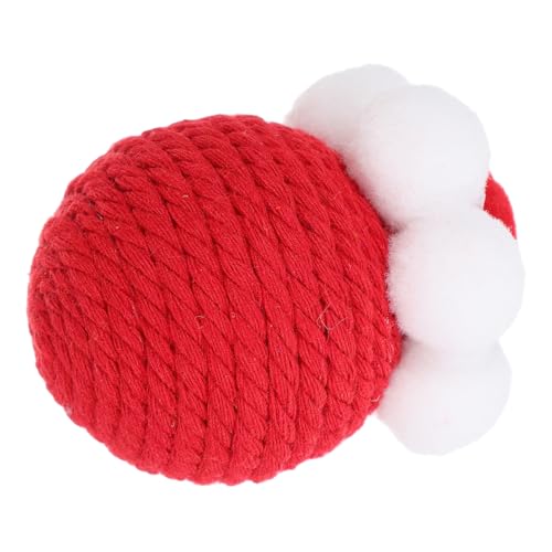 Hemobllo Sisal Ball Katzen Kratzballspielzeug für Katzen Kratzbälle für Haustiere Katzenspielzeug mit Geräusch interaktives katzenspielzeug Katzenwollball-Katzenspielzeug rot Hemobllo Sisal Ball Katzen Kratzballspielzeug für Katzen Kratzbälle für Haustiere Katzenspielzeug mit Geräusch interaktives katzenspielzeug Katzenwollball-Katzenspielzeug rot von Hemobllo