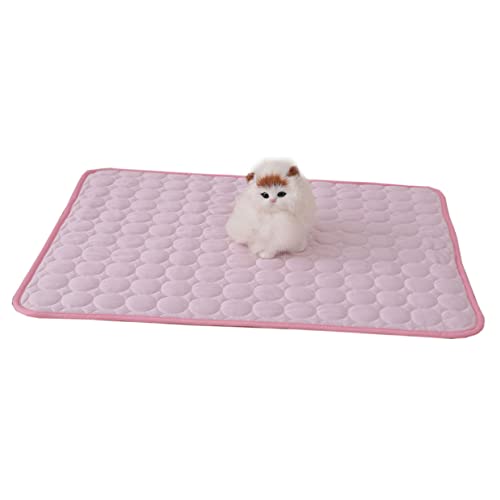 Hemobllo Sommer Kühlmatte Hund Kühlmatte Kühlmatten Für Haustiere Kühlmatten Für Kühlmatte Für Hundebett Mittel Hundebett Für Kühlmatte Für Haustiere Rosa von Hemobllo