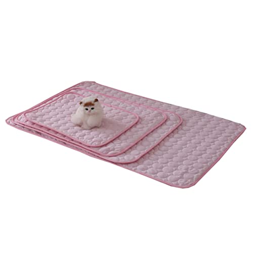 Hemobllo Sommerkühlmatte Für Haustiere Waschbare Hundekühlmatte Kühldecke Für Produkte Kühlmatte Für Groß Welpenpolster Hundebett Mittel Kühldecke Für Haustiere Rosa Hemobllo Sommerkühlmatte Für Haustiere Waschbare Hundekühlmatte Kühldecke Für Produkte Kühlmatte Für Groß Welpenpolster Hundebett Mittel Kühldecke Für Haustiere Rosa von Hemobllo