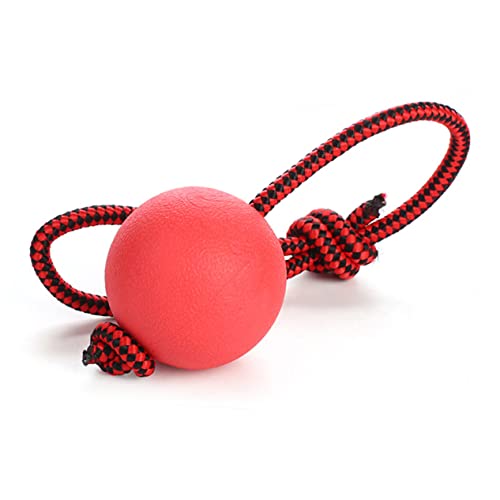 Hemobllo Spielzeugkugeln Mit Zähnen Mahlen Zahnen Zum Schleppen Von Hunden Groß Ball Mit Seil-hundespielzeug Welpenspielzeug Lustig Kauspielzeug Für Welpen Pfote Haustier Rot Hemobllo Spielzeugkugeln Mit Zähnen Mahlen Zahnen Zum Schleppen Von Hunden Groß Ball Mit Seil-hundespielzeug Welpenspielzeug Lustig Kauspielzeug Für Welpen Pfote Haustier Rot von Hemobllo