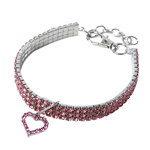 Hemobllo 1 Stück Halskette Mit Katzenanhänger Haustierhalsband Mit Strass Bling-Kragen Hundehalsband Halskette Hundehalsketten Für Kleine Hunde Perlenkette Kätzchen Liefert Katzen Und Hunde von Hemobllo