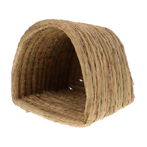 Hemobllo Stroh Und Muss Hamster Einstreu Stall Heu Nisten Indoor Gras Natur Zum Legenest Gewebtes Nest Hamsterhaus Stroh Gewebtes Gewebtes Hamsternest Haustier Gewebtes Grün von Hemobllo