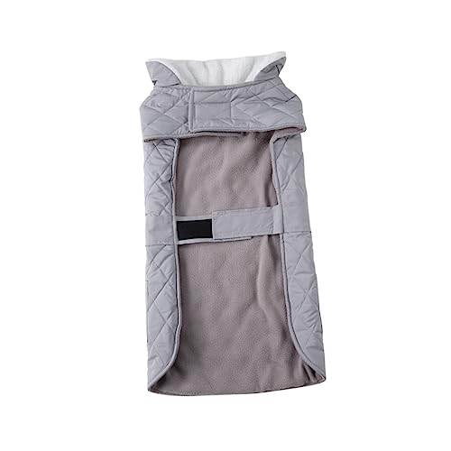 Hemobllo Stylische Hundejacke für Große Hunde Wintermantel Warm Gefüttert Leicht Reflektierend Komfortabel Modisch für Kalte Jahreszeiten und Outdoor Aktivitäten von Hemobllo