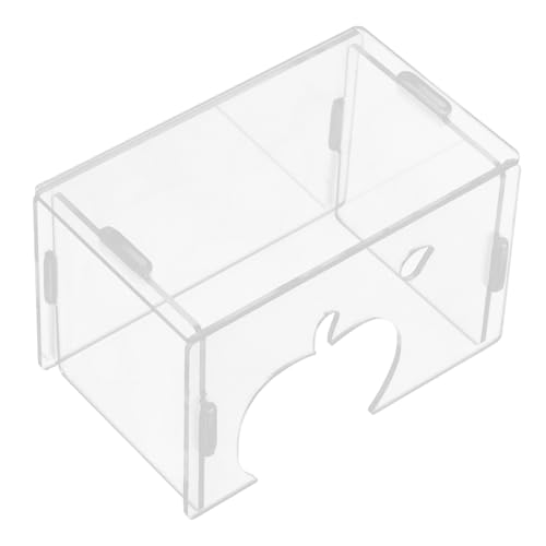 Hemobllo Hamsterversteck Aus Transparentem Material Als Spielzeug Und Versteck Für Hamsterhäuser Und Kleintierheime Geeignet Für Rennmäuse Mäuse Und Igel von Hemobllo