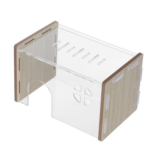 Hemobllo Transparentes Hamsterversteck Hamsterversteck Hamsterversteck Plattform Hamsterversteck Unterschlupf Praktisches Hamsterversteck Chinchillahütte Kleiner Chinchillakäfig Hemobllo Transparentes Hamsterversteck Hamsterversteck Hamsterversteck Plattform Hamsterversteck Unterschlupf Praktisches Hamsterversteck Chinchillahütte Kleiner Chinchillakäfig von Hemobllo