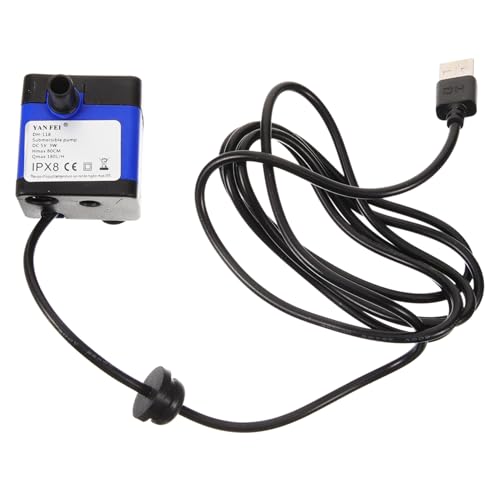 Hemobllo USB Tauchpumpe Für Aquarien Und Wasserbrunnen Leise Kompakte Wasserpumpe Für Indoor Und Outdoor Anwendungen Für Fischbecken von Hemobllo