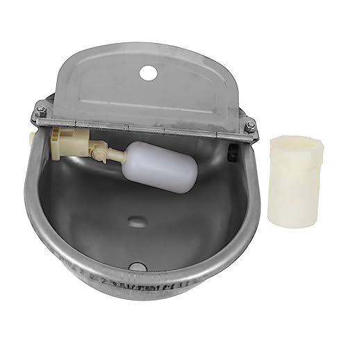 Hemobllo Vieh Trinkwerkzeug Vieh Wasserzufuhr Edelstahl Silber Vieh Trinkbrunnen Float Outlet Wasserzufuhr Hemobllo Vieh Trinkwerkzeug Vieh Wasserzufuhr Edelstahl Silber Vieh Trinkbrunnen Float Outlet Wasserzufuhr von Hemobllo