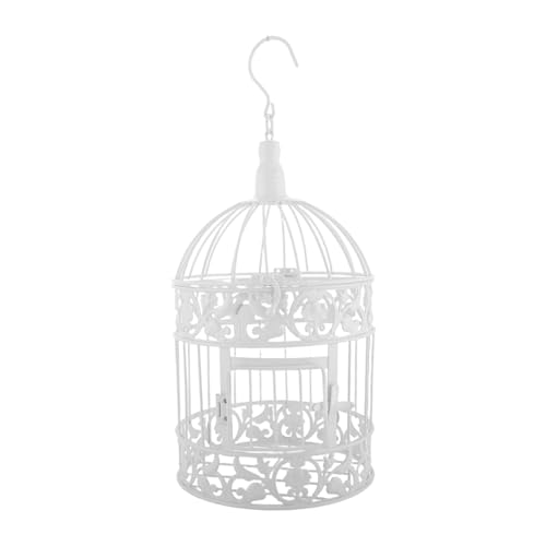 Hemobllo Vintage Hochzeitsdeko Vogelkäfig Dekoration Europäischer Vogelkäfig Hochzeit Dekoration Naturdekor Käfig Dekorative Käfige Garten hängende Ornamente Vogel Träger Schmiedeeisen Weiß Hemobllo Vintage Hochzeitsdeko Vogelkäfig Dekoration Europäischer Vogelkäfig Hochzeit Dekoration Naturdekor Käfig Dekorative Käfige Garten hängende Ornamente Vogel Träger Schmiedeeisen Weiß von Hemobllo
