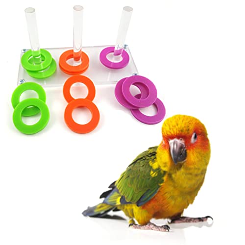 Hemobllo Haustier Vogel 3st Lernspielzeug Papagei Vögel Spielzeug Für Sittiche von Hemobllo