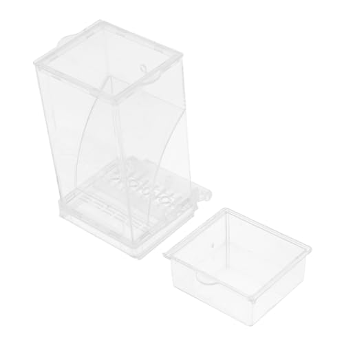 Hemobllo Automatischer Vogelfutterspender Mit Design Wasserspender Für Käfige Für Papageien Und Wellensittiche Spillfrei Und Für Zuhause von Hemobllo