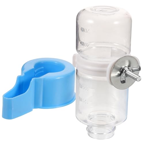 Hemobllo Vogeltrinker Futterstelle für Wasservögel Kaninchen Hamsterfutter und Wasser Meerschweinchen Sandbad für Hamster Vogelwasserfuttermittel für Käfig Wasserspender Vogeltränke Plastik von Hemobllo