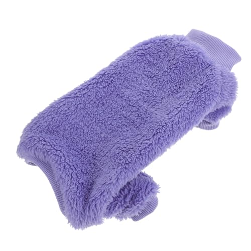 Hemobllo Warm Gefütterter Sphynx Katzenpullover aus Doppelseitigem Fleece Langärmliger Winter Hundepullover für Haarlose Katzen und Kätzchen Xs Weiche Schützende Haustierbekleidung von Hemobllo