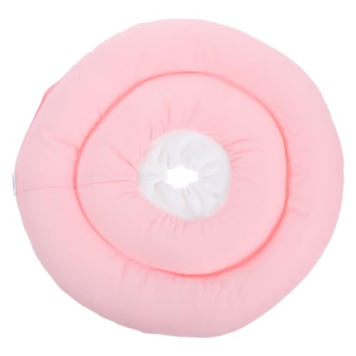 Hemobllo Wasserdichtes Haustierkragen Hundekegelkragen Aufblasbares Erholungshalsband für Hunde Hundekegel-Halsbandring Weiches Kegelhalsband für kleine Hunde Hund Halskegel Stoff Rosa von Hemobllo