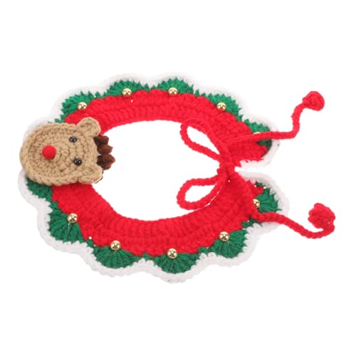 Hemobllo Weihnachts Haustierschal Für Katzen Warmer Schal Für Haustiere Kuscheliges Weihnachts Outfit Für Weihnachten Und Neujahr von Hemobllo