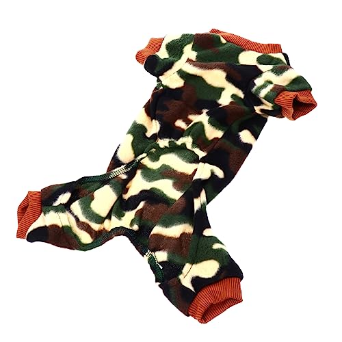 Hemobllo Hundepyjama Für Winter Weiche Warme Plüsch-Overall Für Kleine Hunde Bequeme Gemütliche Schlafanzüge Im Camouflage-Design Für Haustiere Hemobllo Hundepyjama Für Winter Weiche Warme Plüsch-Overall Für Kleine Hunde Bequeme Gemütliche Schlafanzüge Im Camouflage-Design Für Haustiere von Hemobllo