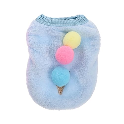 Hemobllo Winterwarme Haustierweste aus Weichem Material Atmungsaktiv und Hautfreundlich Kuscheliger Pullover für Kleine Hunde und Katzen Pflegeleicht für Kalte Tage und Fotoshootings von Hemobllo